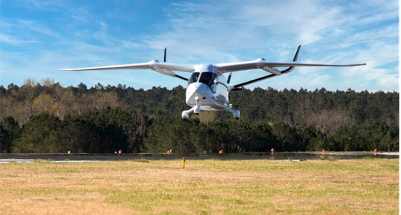 This is a battery powered aircraft. 