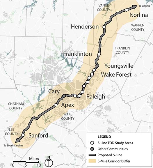 S-Line Study Map