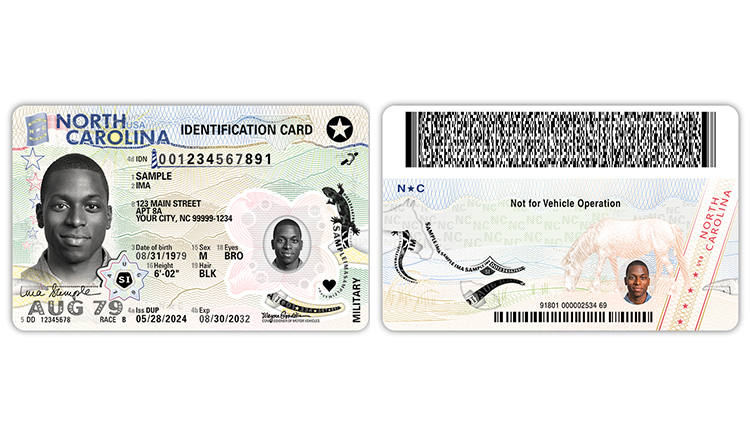 Official NCDMV New License ID Cards Official NCDMV New License ID Cards
