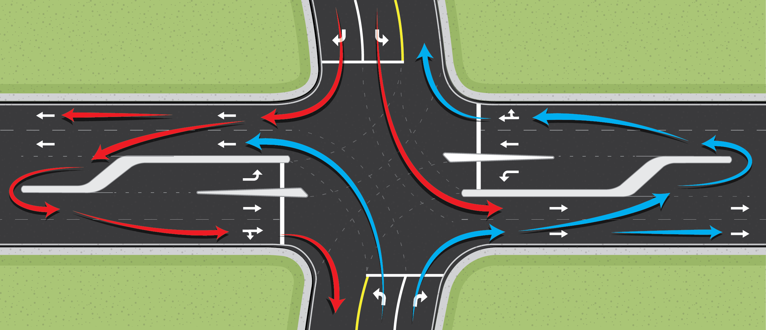 Navigating a Thru-Cut Intersection