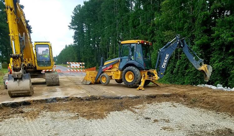 U.S. 15/501 in Moore County Under Repair But Open to Businesses, Residences