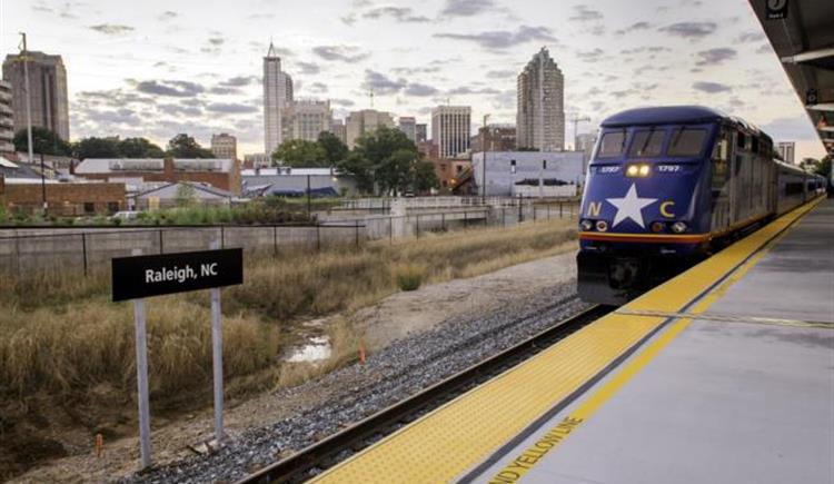 Raleigh Union Station Open for Business with Amtrak Train Service Underway