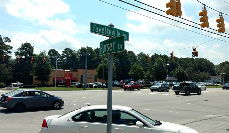 Fayetteville Road (U.S. 401) in Garner
