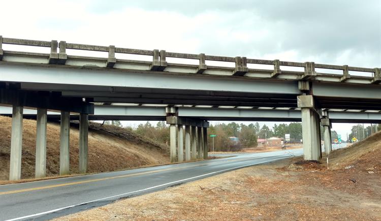 I-95 Business bridges in Eastover