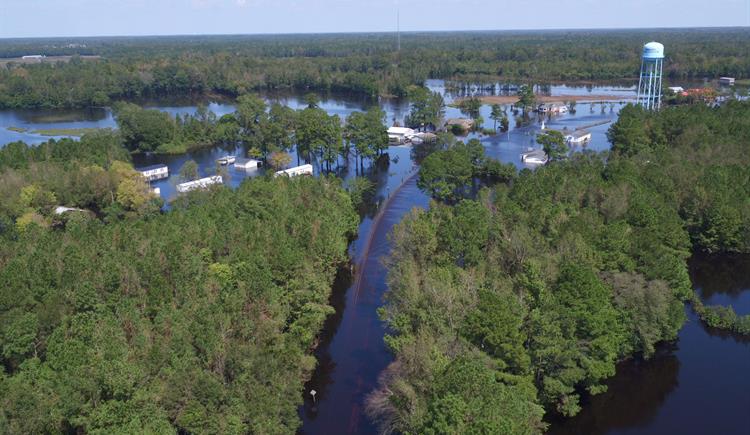 Chinquapin flooded after Florence