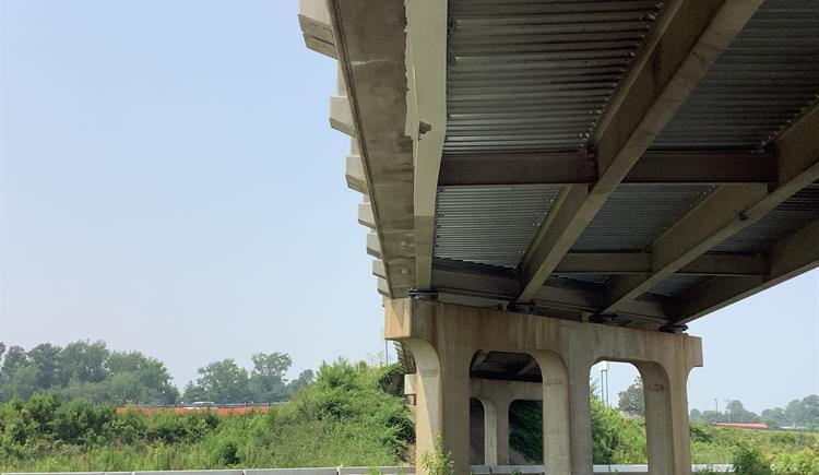 Exit 72  bridge damaged over I-95
