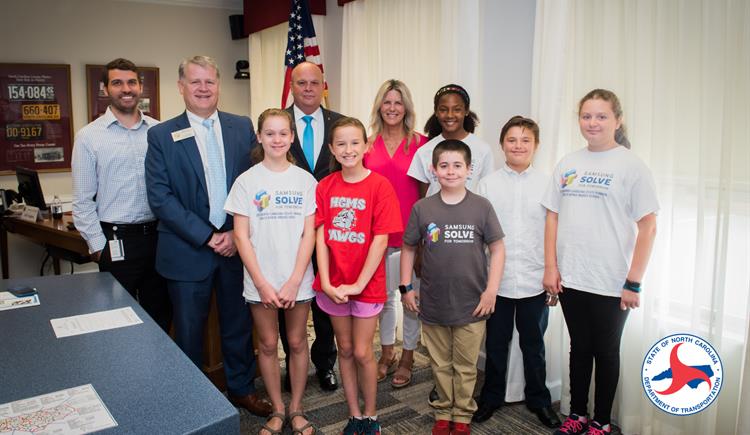 Sixth-Graders’ Innovative Safety Device Earns NCDOT Recognition