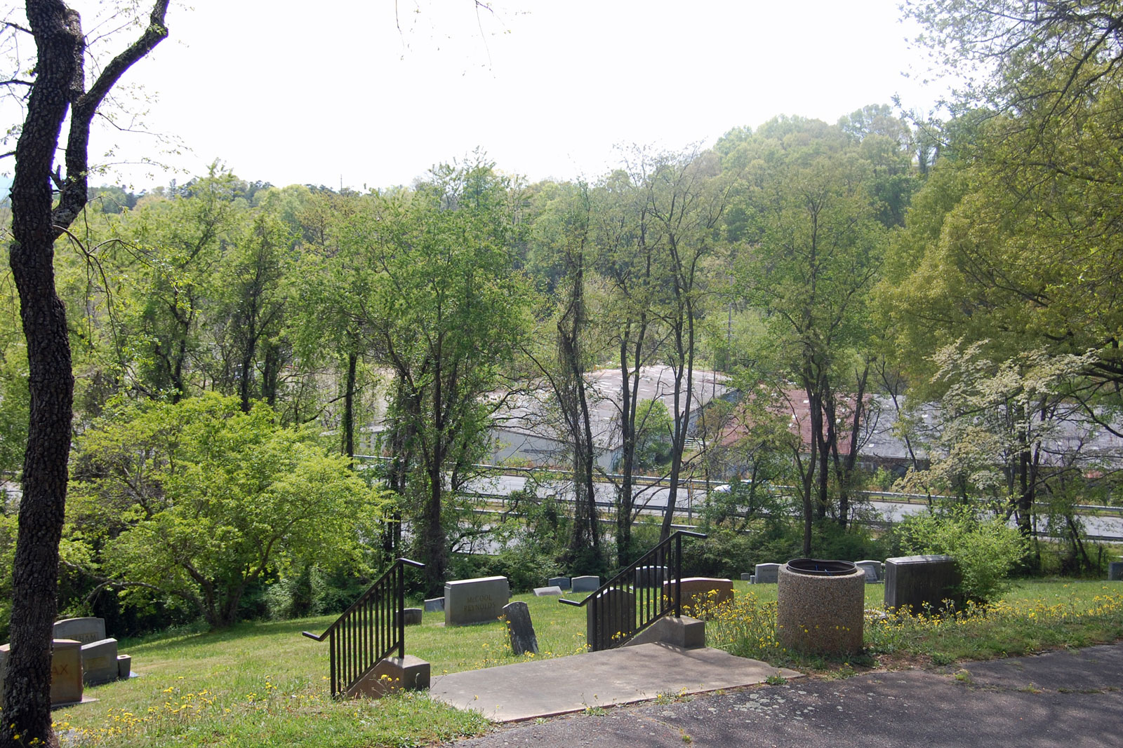 Riverside Cemetery viewpoint 1 existing