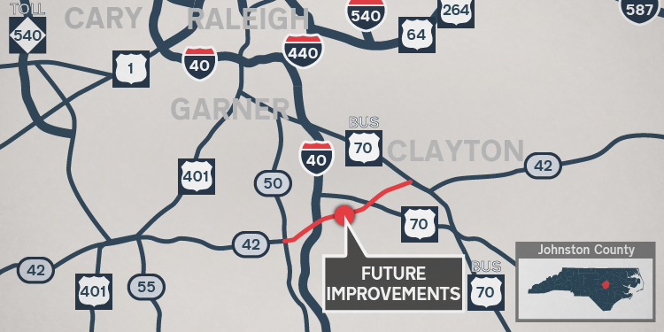 N.C. 42 Widening in Clayton