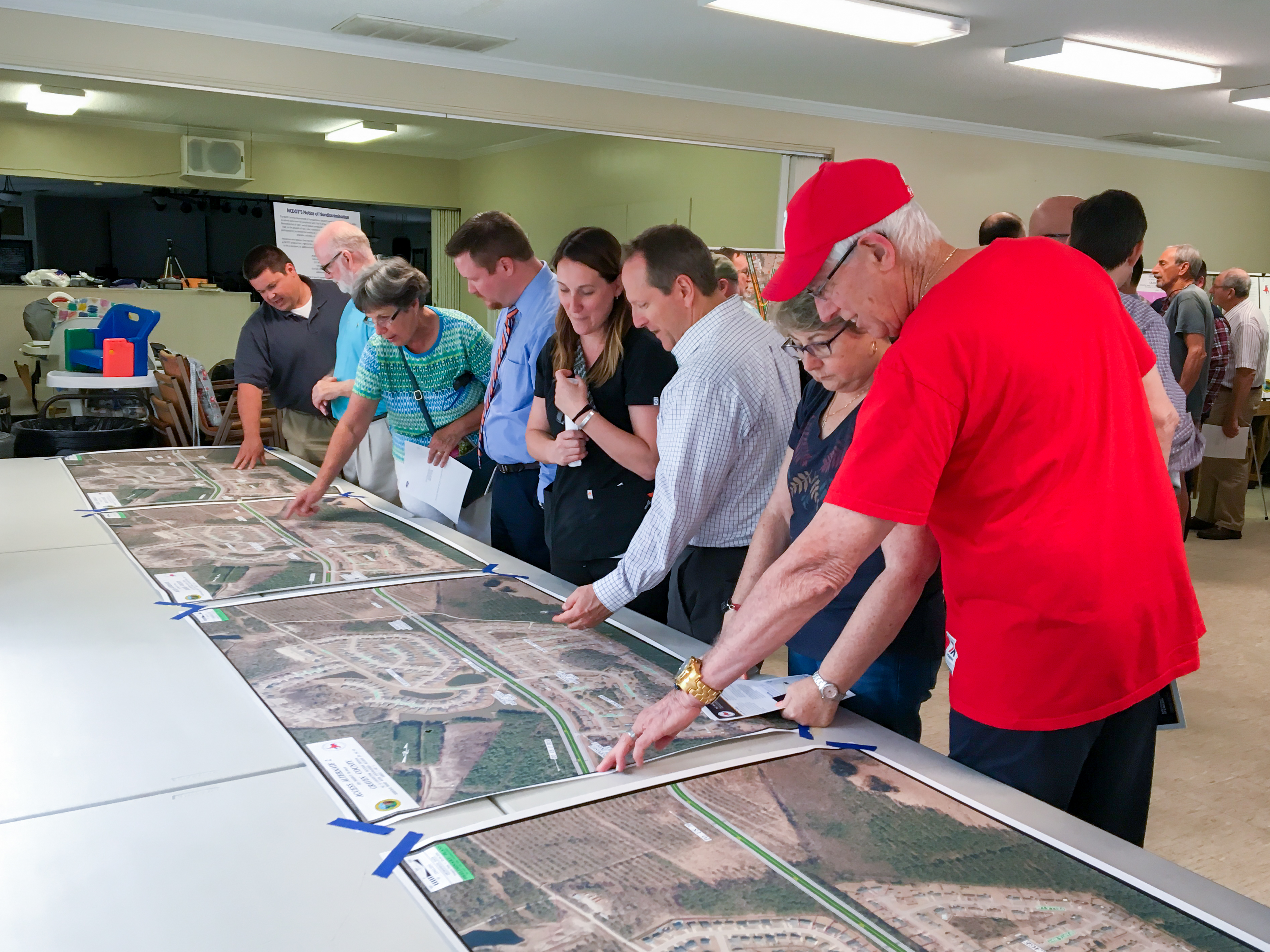 Citizens helping review construction plans