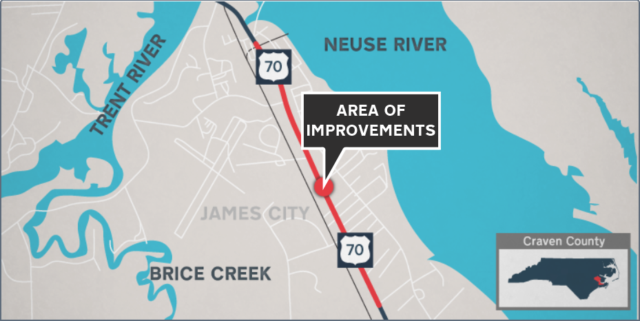 U.S. 70 Improvements in James City