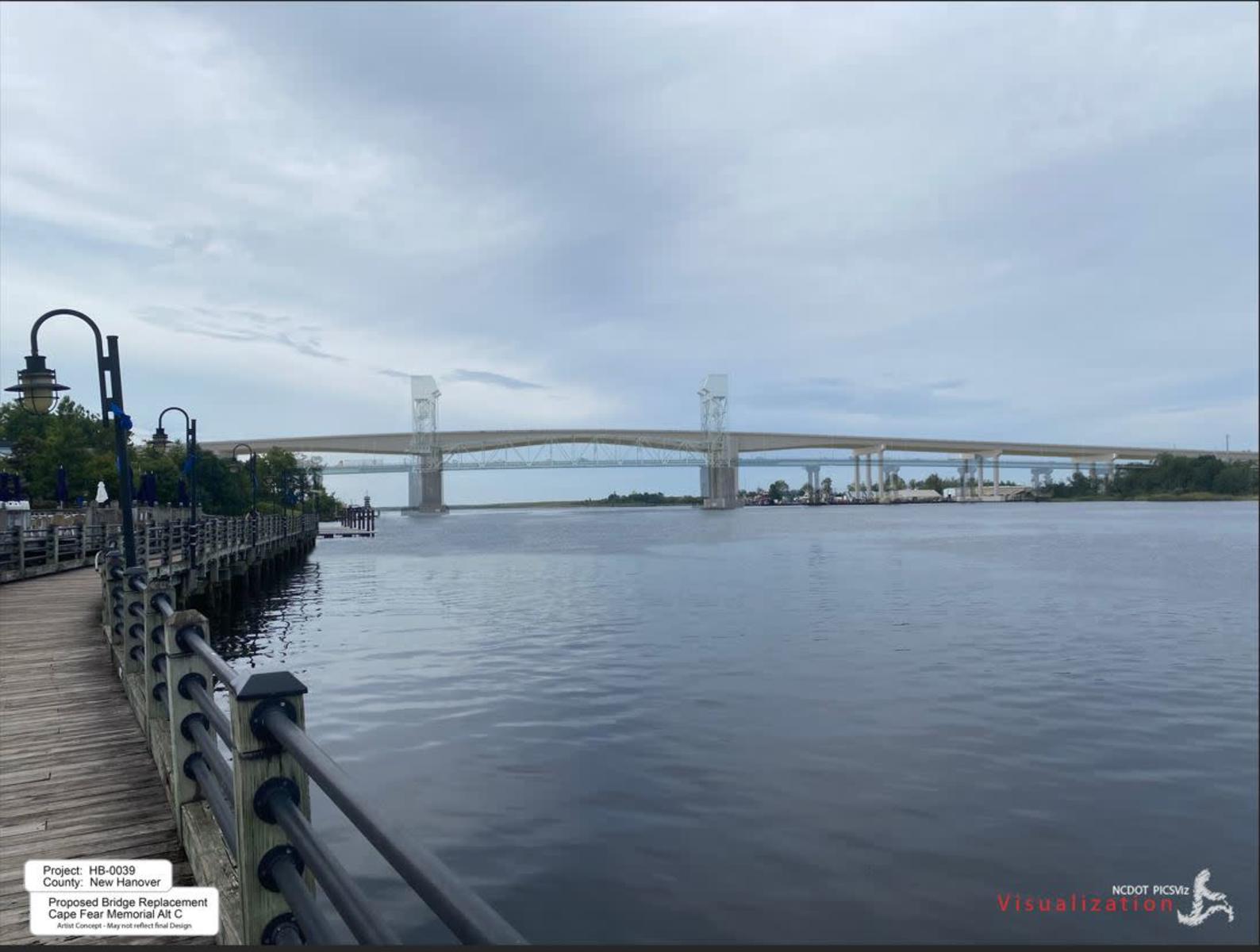 Cape Fear Memorial Bridge Replacement Alternative C